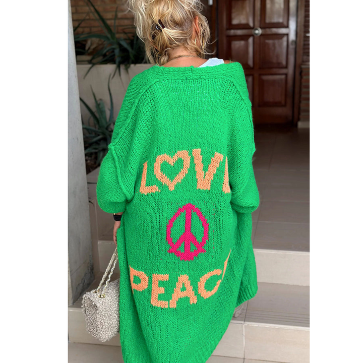 W&W Mode peace strickjacke - Ibiza