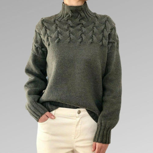 W&W Mode - Damen klassischer gemütlicher Pullover