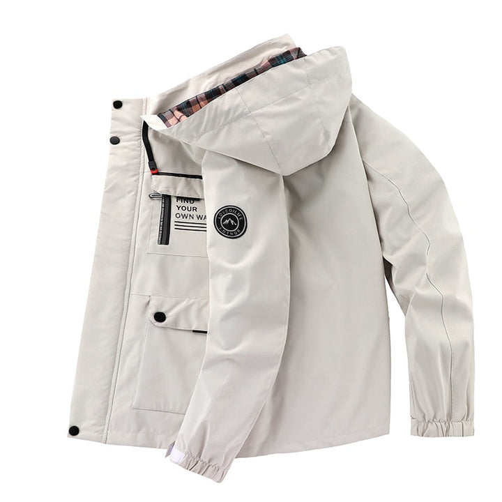 W&W Mode | Wasserdichte Outdoorjacke Für Herren