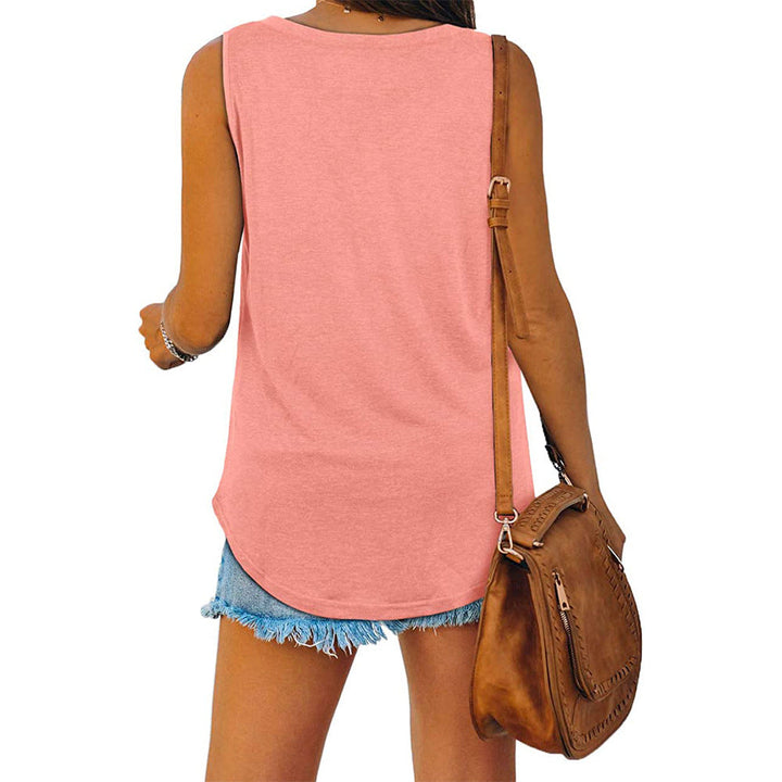 W&W Mode | Jersey Tank-Top mit V-Ausschnitt