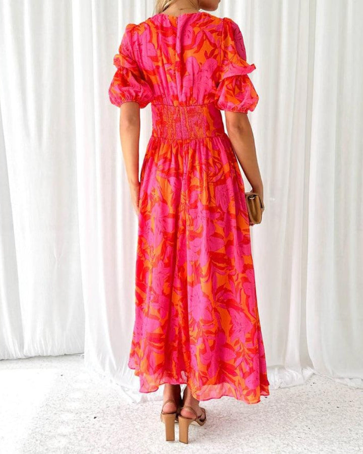 Damen Maxikleid in Rosa