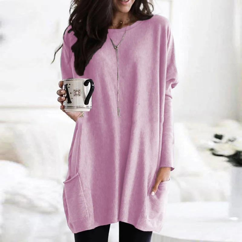 W&W Mode | Tunika mit langen Ärmeln und Taschen