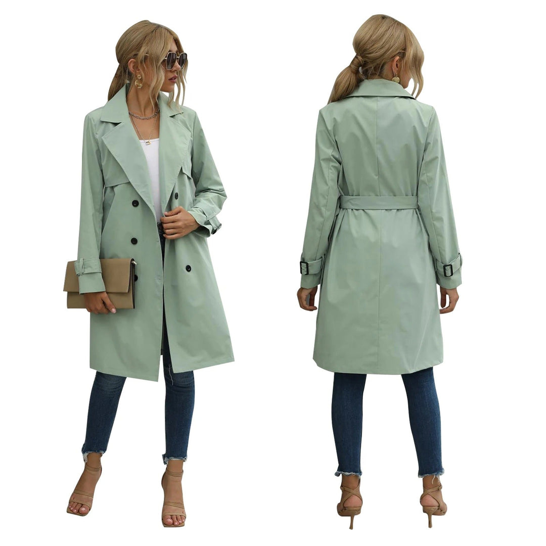 W&W Mode und Winter Trenchcoat Jacke Damen