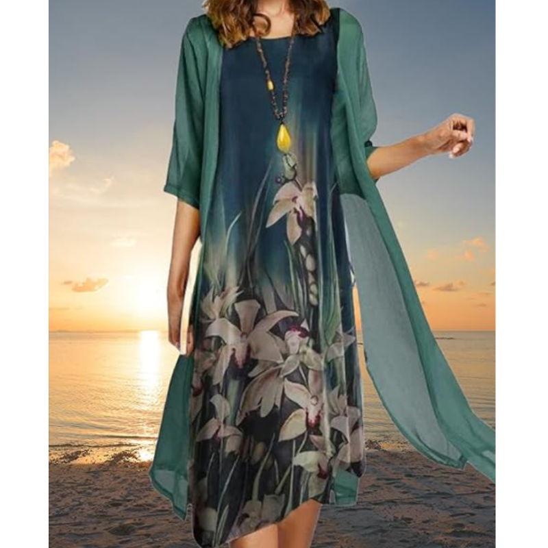 W&W Mode | Stilvolles Anzugskleid Mit Blumenmuster