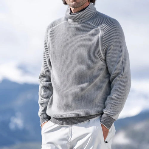 W&W Mode | Robuster Rollkragenpullover für Männer