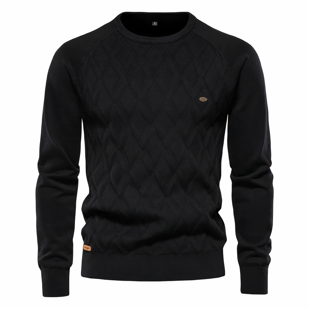 W&W Mode - Strickpullover mit Rautenmuster