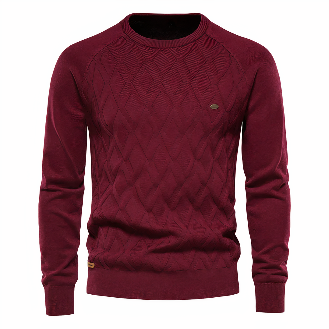 W&W Mode - Strickpullover mit Rautenmuster