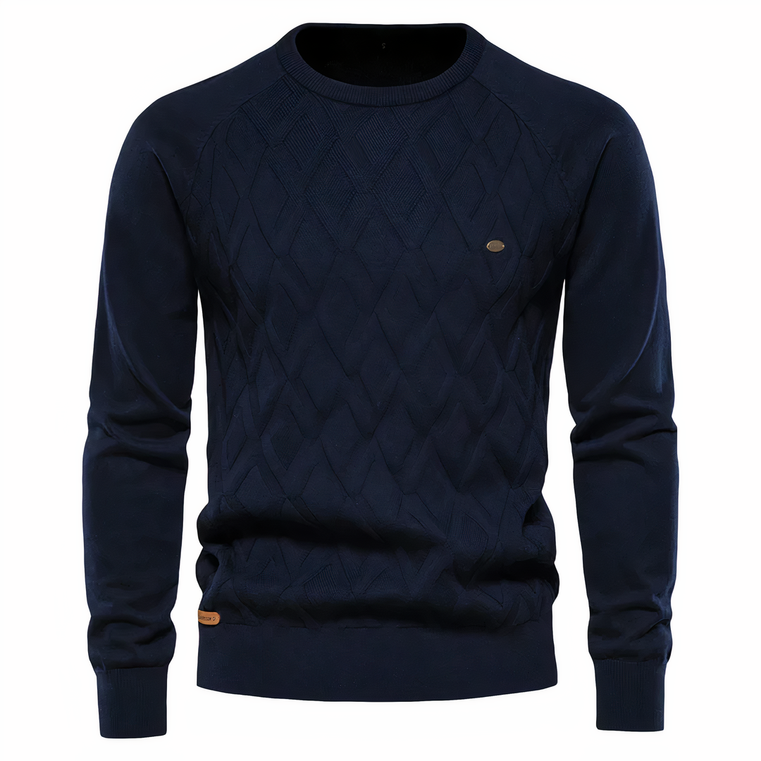 W&W Mode - Strickpullover mit Rautenmuster