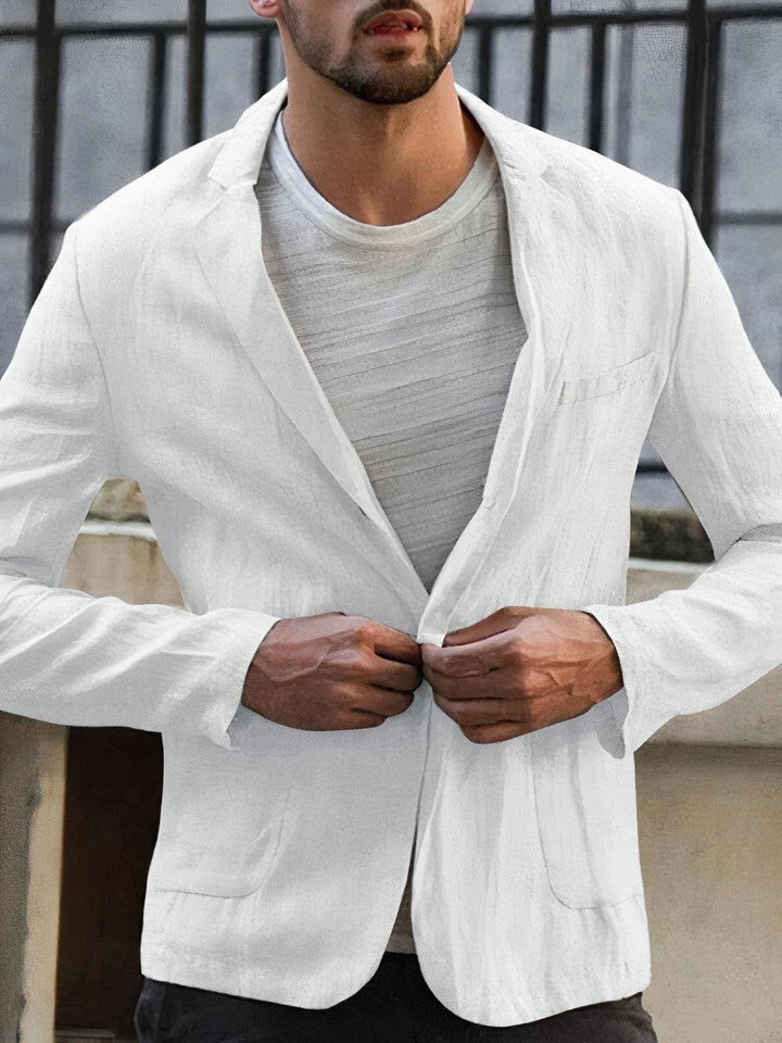 W&W Mode | Moderne Leinenjacke Für Herren
