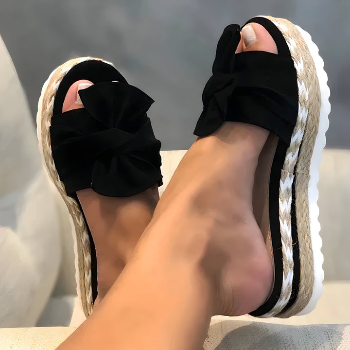 W&W Mode | Damensandalen Mit Lockenwicklern