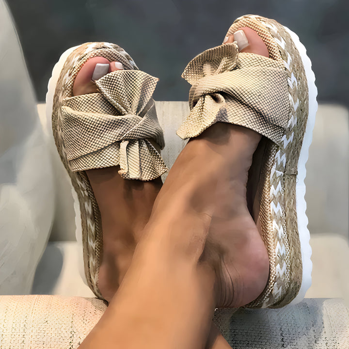 W&W Mode | Damensandalen Mit Lockenwicklern