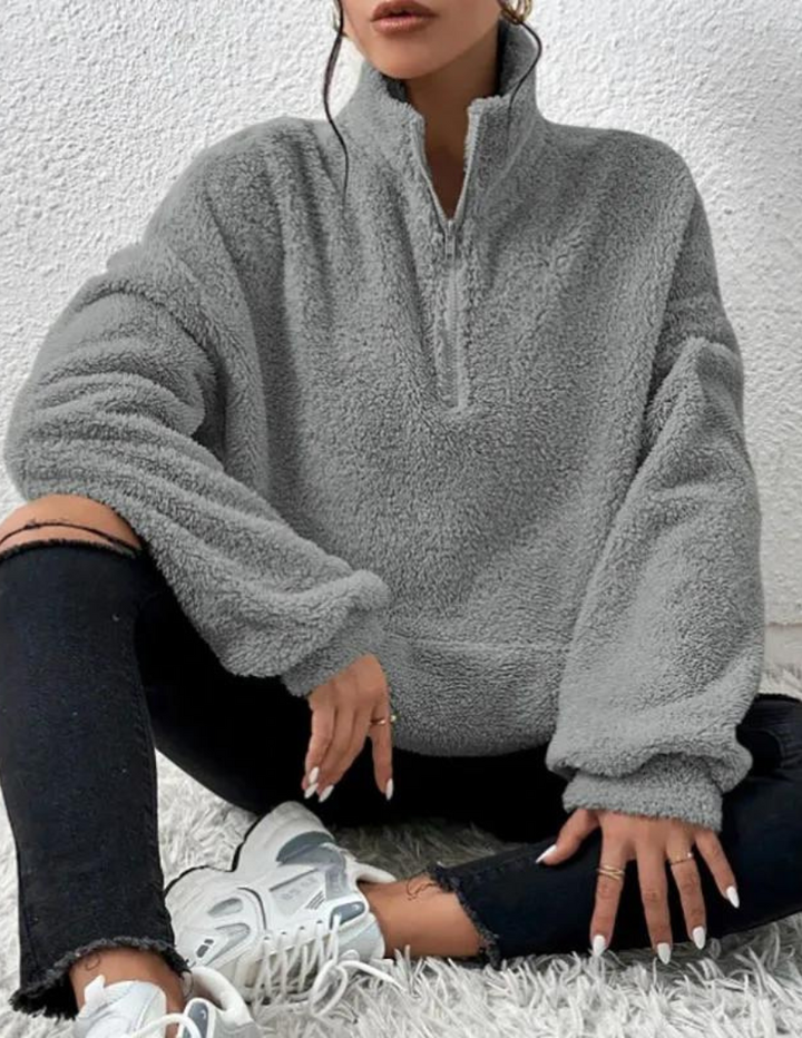 W&W Mode | Warme Fleece Winterpullover Für Damen
