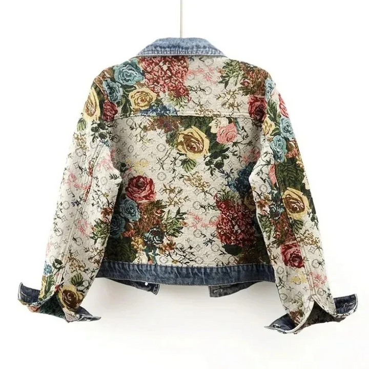 W&W Mode | Jeansjacke mit Blumen