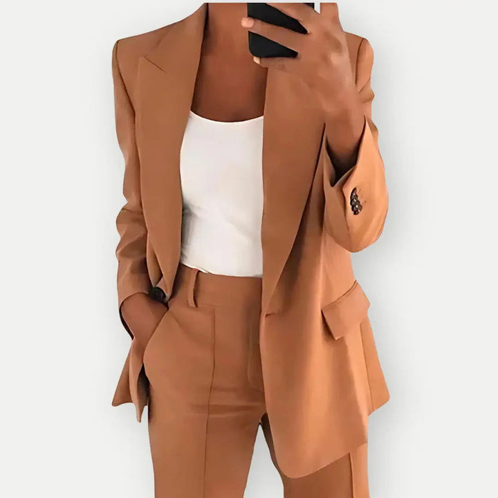 W&W Mode | Damen Blazer Mit Hosenanzug