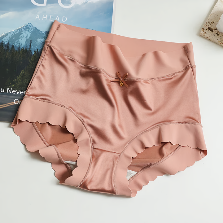 W&W Mode | 5-Teilige Nahtlose Seidensatin-Unterwäsche Für Damen