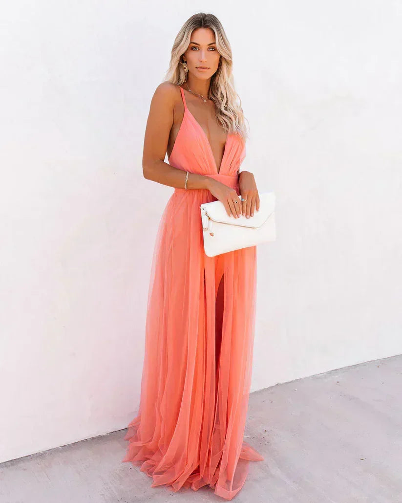 W&W Mode | Langes Kleid 'petaldust'