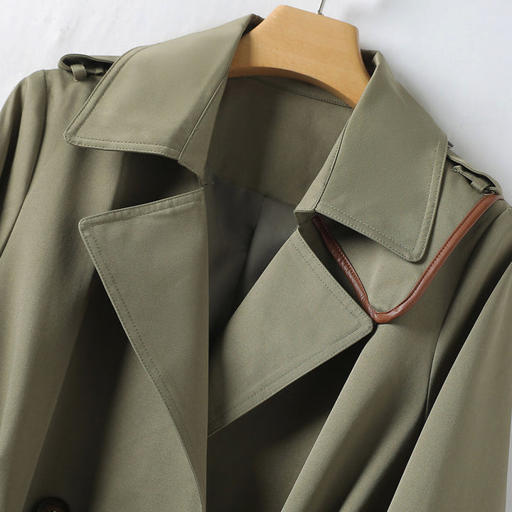 W&W Mode | Trenchcoat Mit Revers Und Gürtel Für Damen