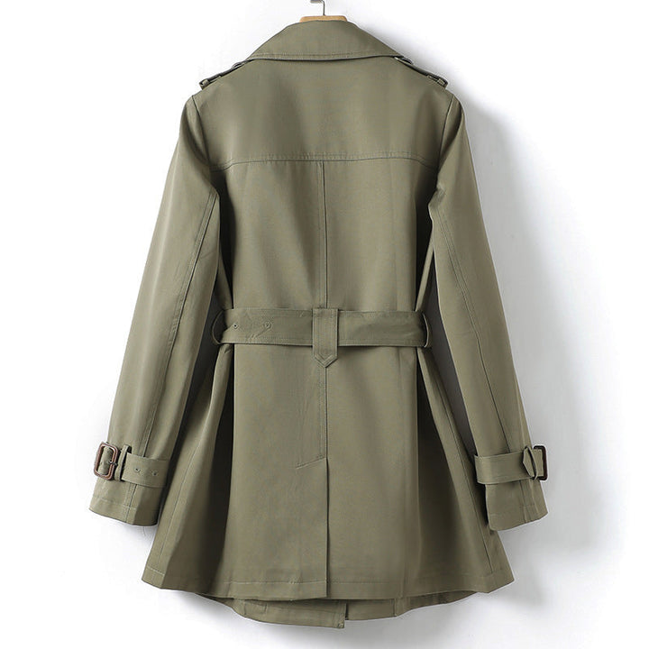 W&W Mode | Trenchcoat Mit Revers Und Gürtel Für Damen
