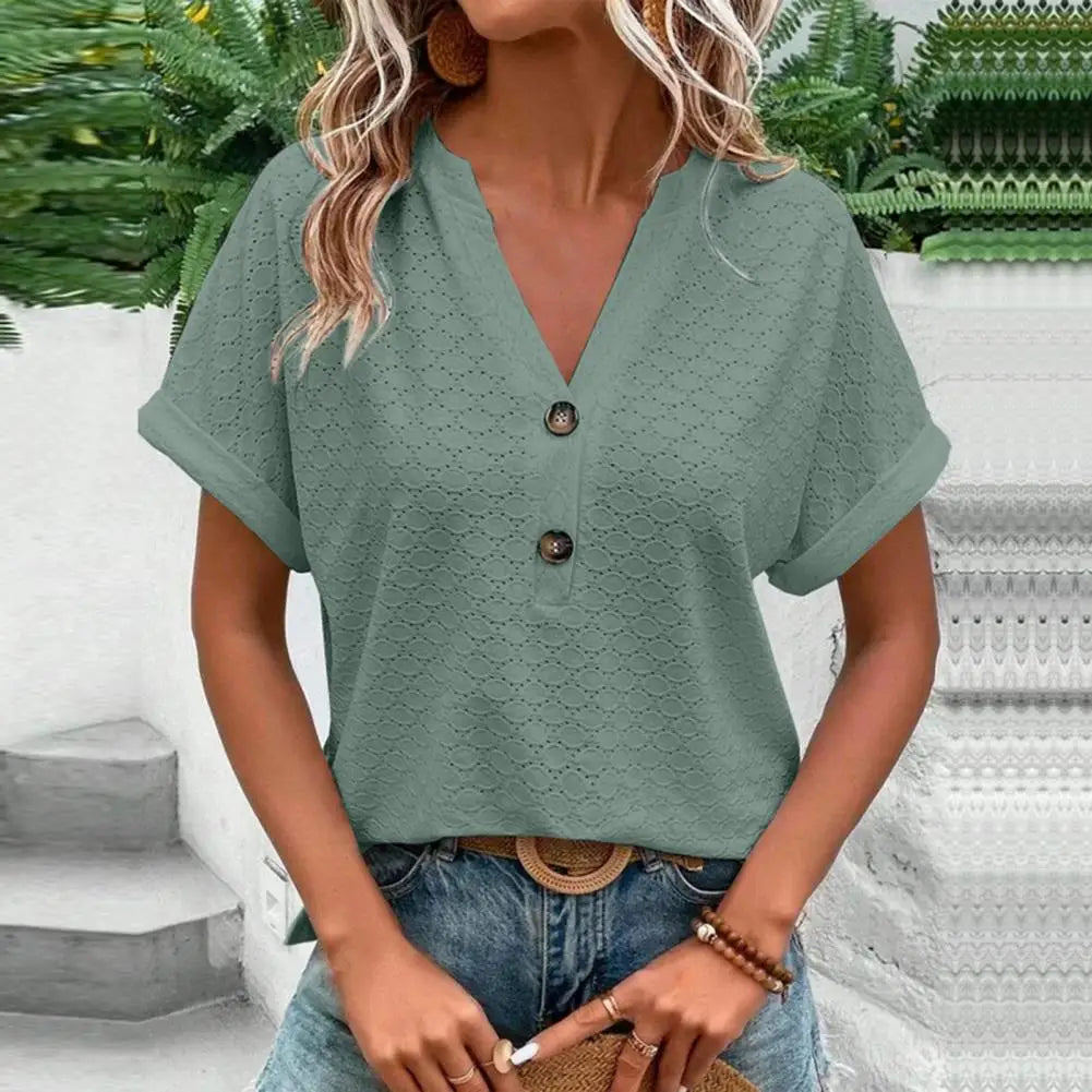 V-Ausschnitt Top