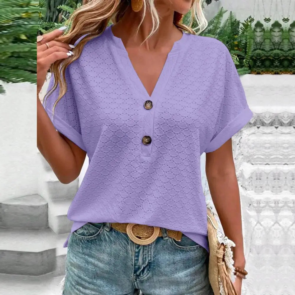 V-Ausschnitt Top