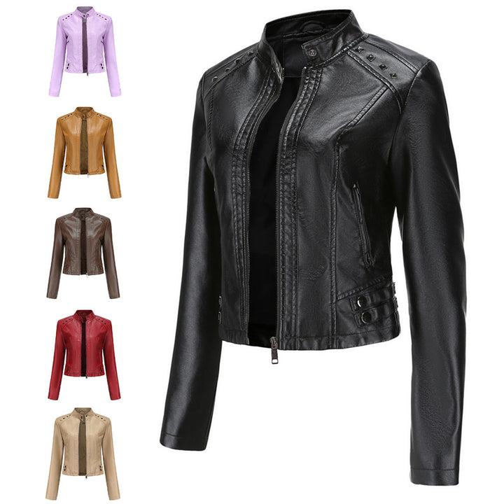 W&W Mode | Elegante Lederjacke mit einzigartigen Details für Damen