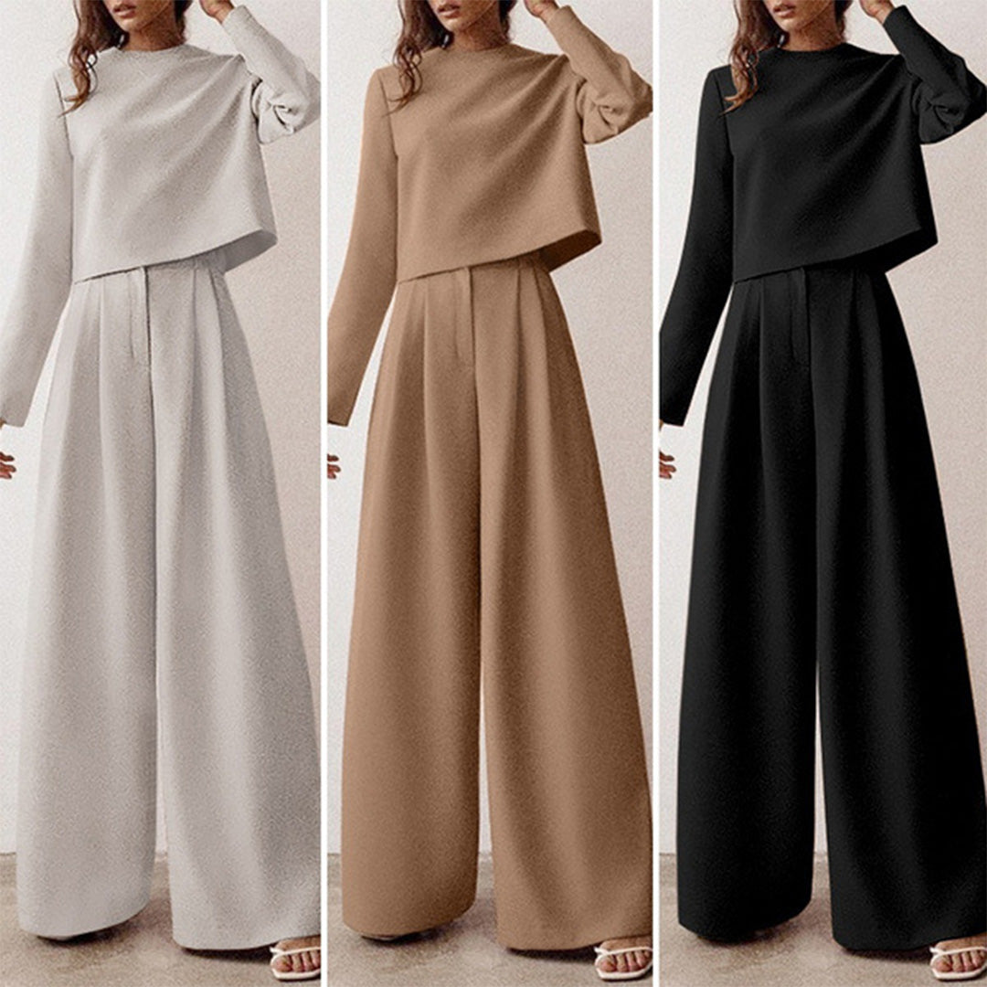 W&W Mode | Langarm Und Weitbein Hosen Für Frauen