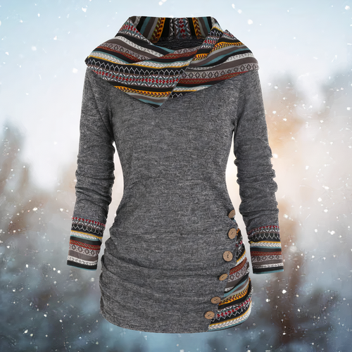 W&W Mode | Stilvoller Tribal Hoodie für Damen