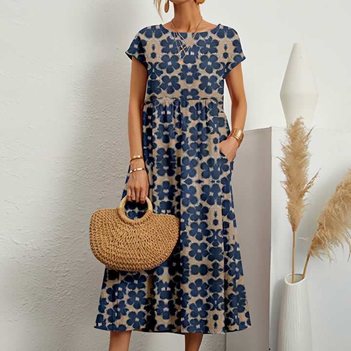 Luftkuss – Baumwoll-Leinenkleid mit Flair