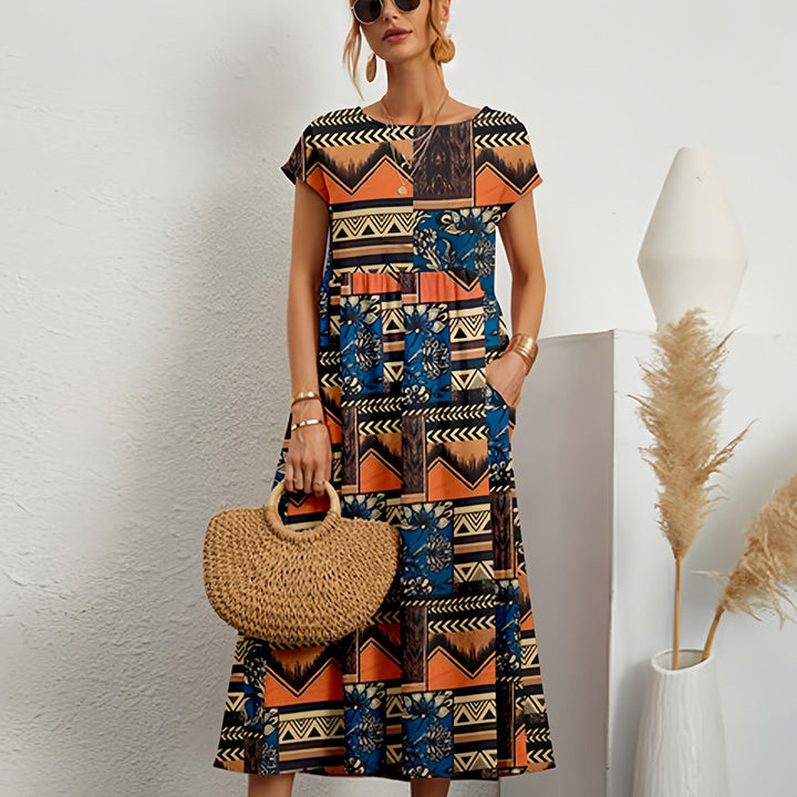 Luftkuss – Baumwoll-Leinenkleid mit Flair