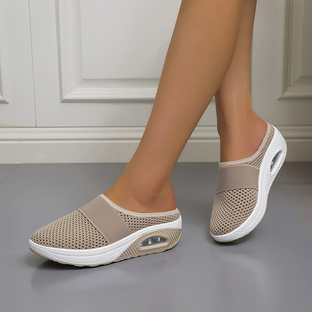 W&W Mode | Mesh Obermaterial dicke Sohle Hausschuh