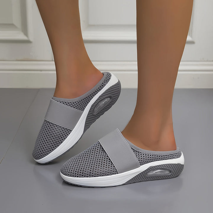 W&W Mode | Mesh Obermaterial dicke Sohle Hausschuh