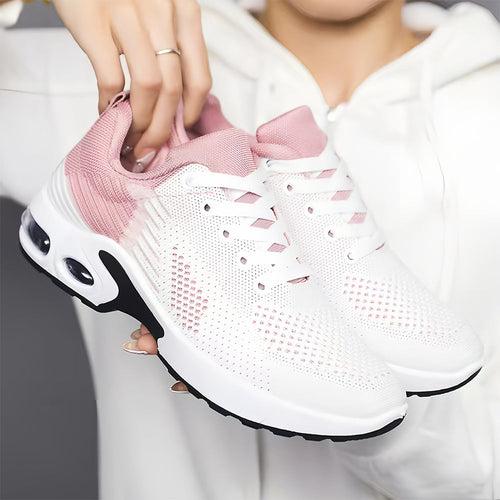 W&W Mode | Damen-Sneakers mit Mesh-Farbverlauf