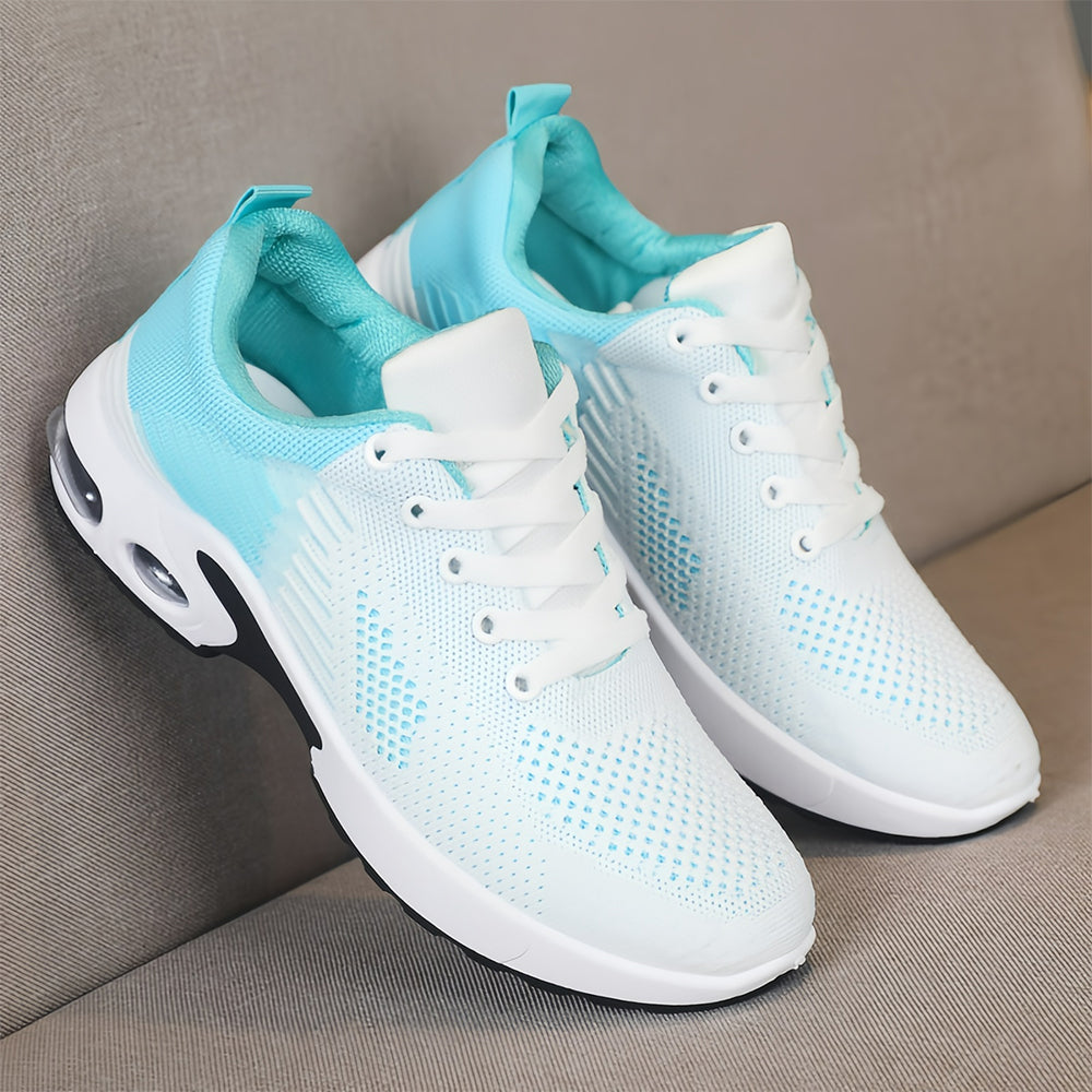 W&W Mode | Damen-Sneakers mit Mesh-Farbverlauf