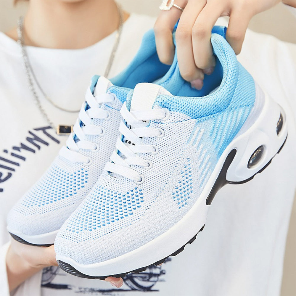 W&W Mode | Damen-Sneakers mit Mesh-Farbverlauf