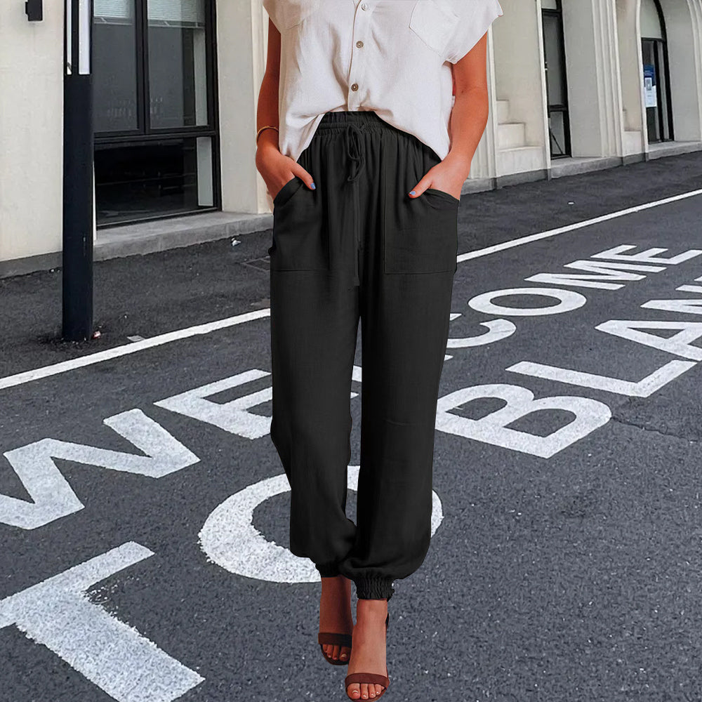 W&W Mode | elegante Damenhose mit Spitzenbein