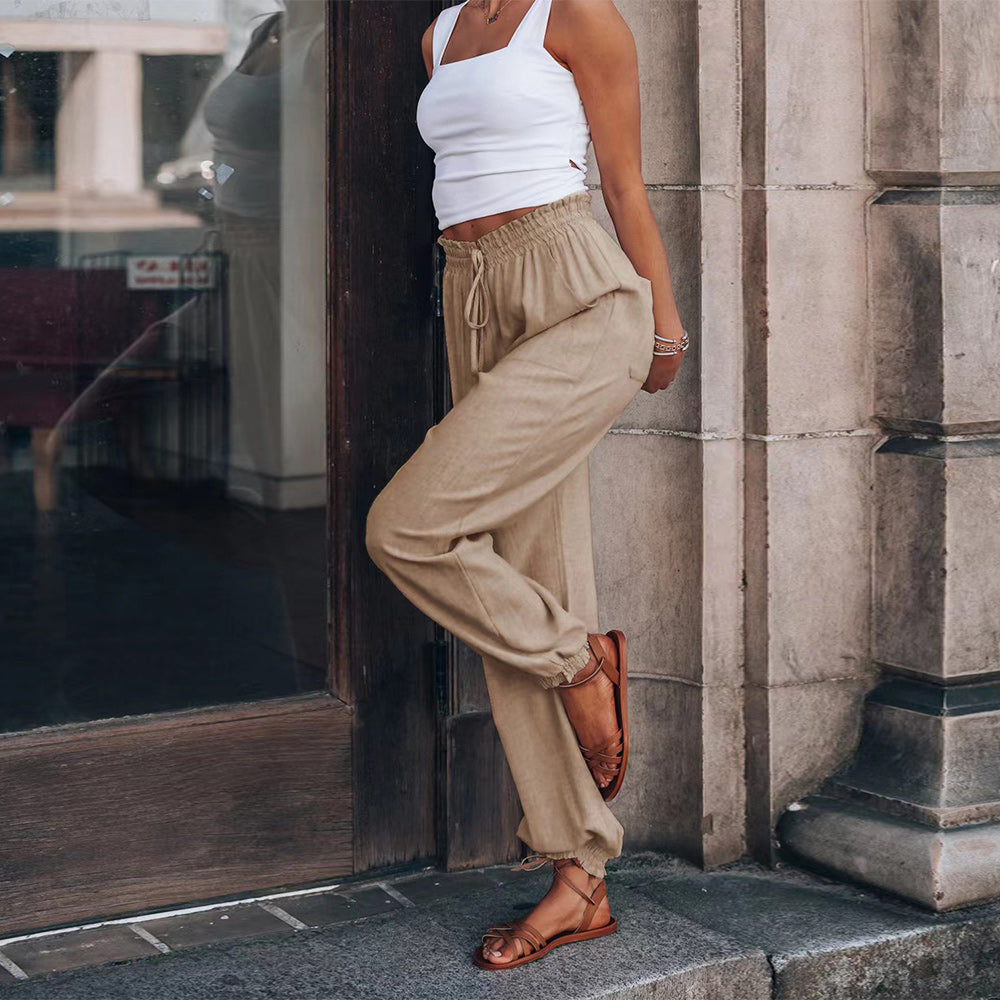 W&W Mode | elegante Damenhose mit Spitzenbein