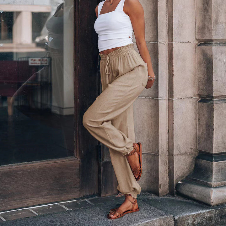 W&W Mode | elegante Damenhose mit Spitzenbein