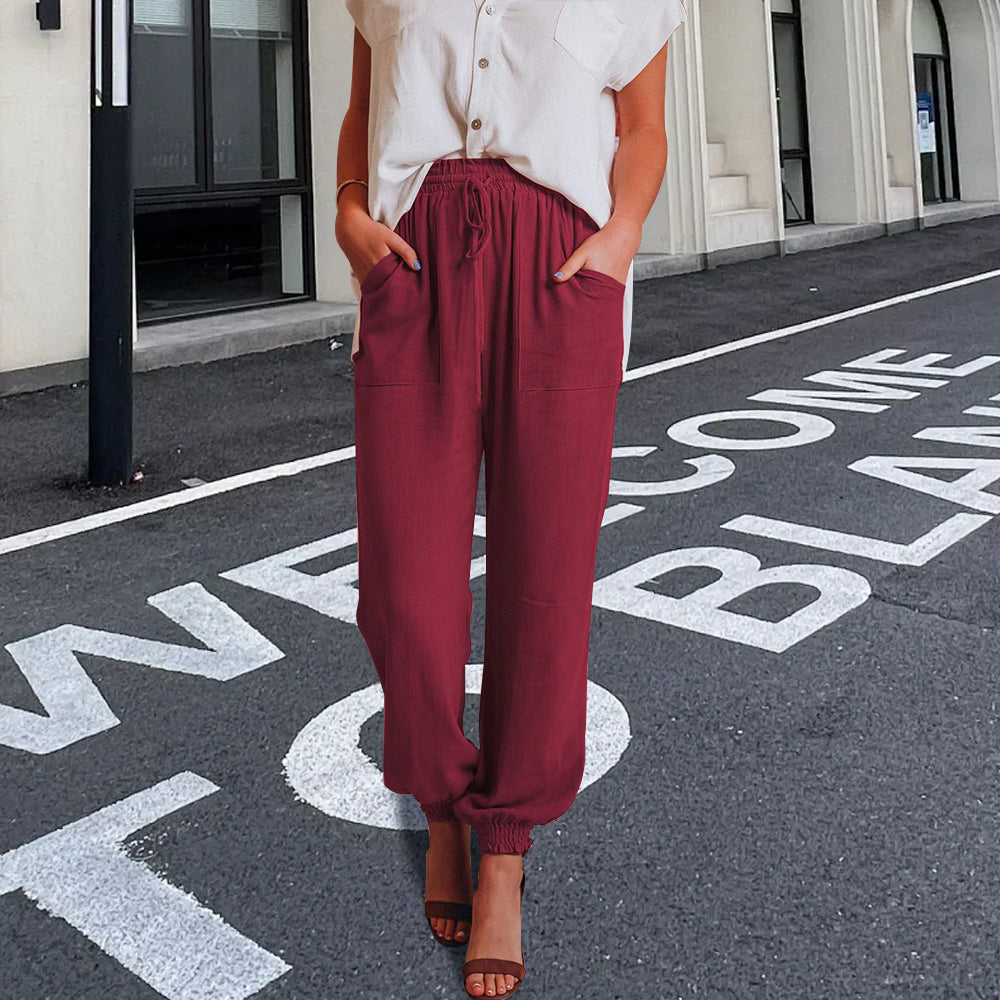 W&W Mode | elegante Damenhose mit Spitzenbein
