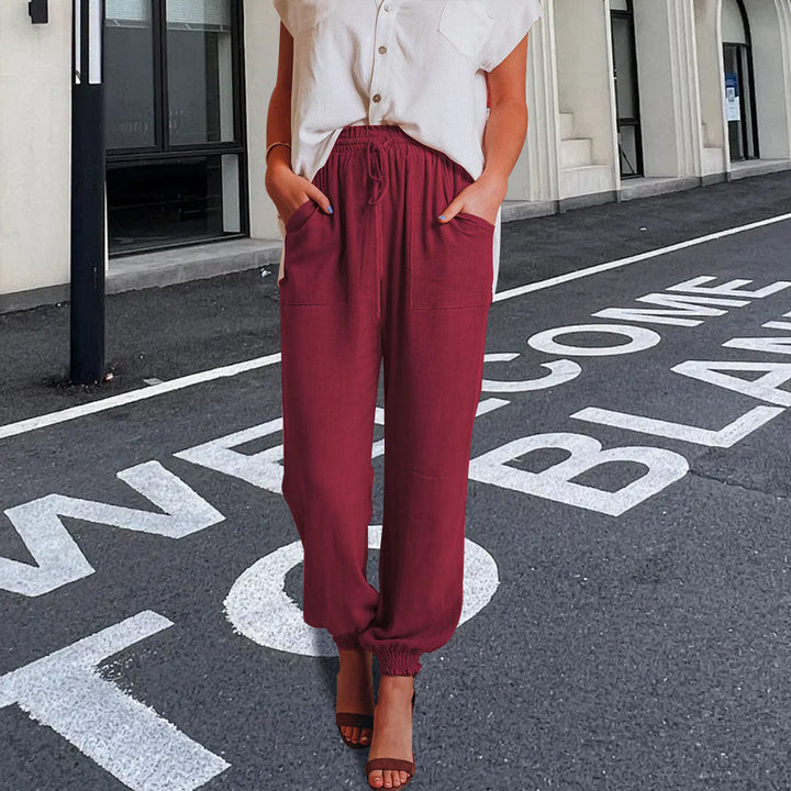W&W Mode | elegante Damenhose mit Spitzenbein
