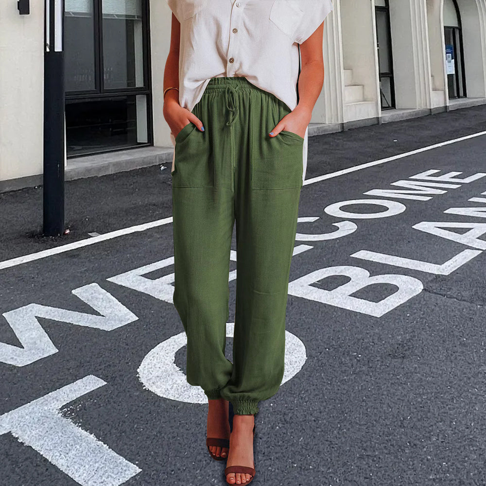 W&W Mode | elegante Damenhose mit Spitzenbein