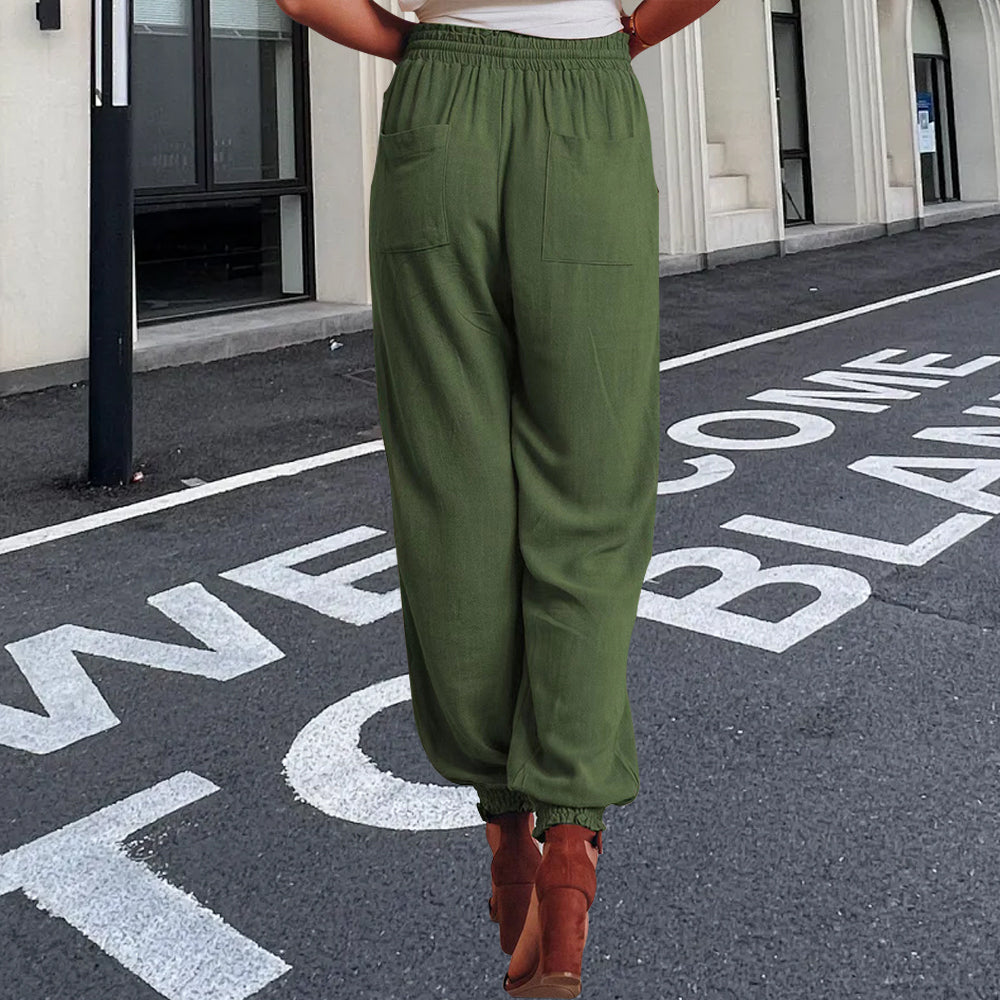 W&W Mode | elegante Damenhose mit Spitzenbein