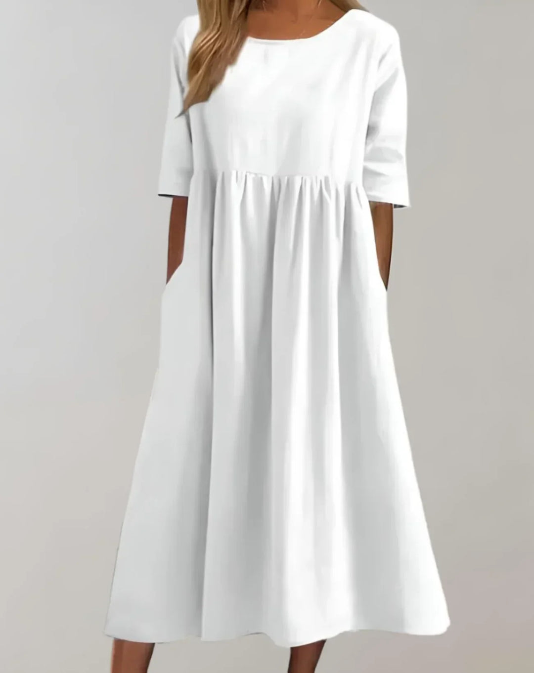 W&W Mode | Locker Sitzendes Baumwollkleid