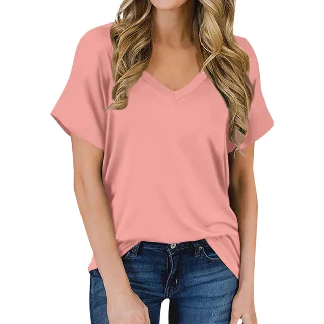 W&W Mode | Damen V-Ausschnitt T-Shirt