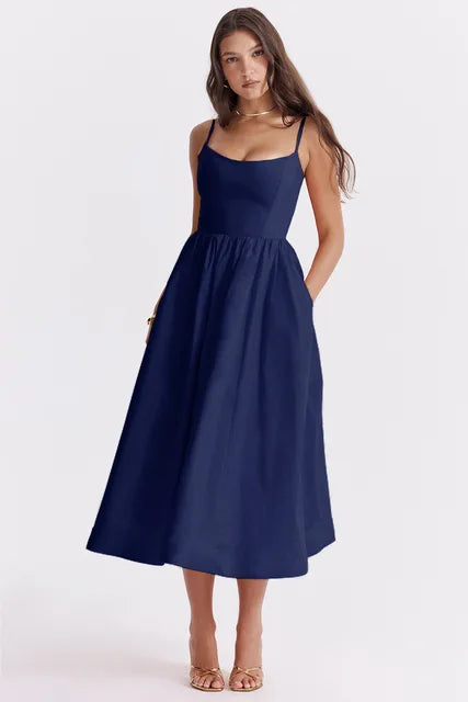 W&W Mode | Elegantes Midikleid Look