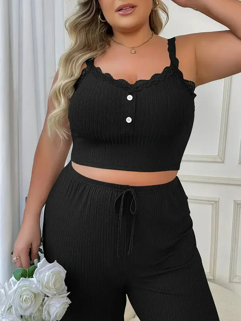 Size Loungewear Set für Damen