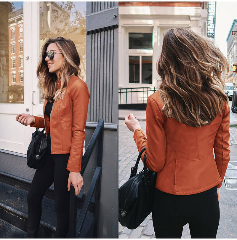 Damen Lederjacke