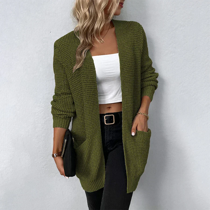 W&W Mode Lässiger Und Zeitloser Overall-Cardigan
