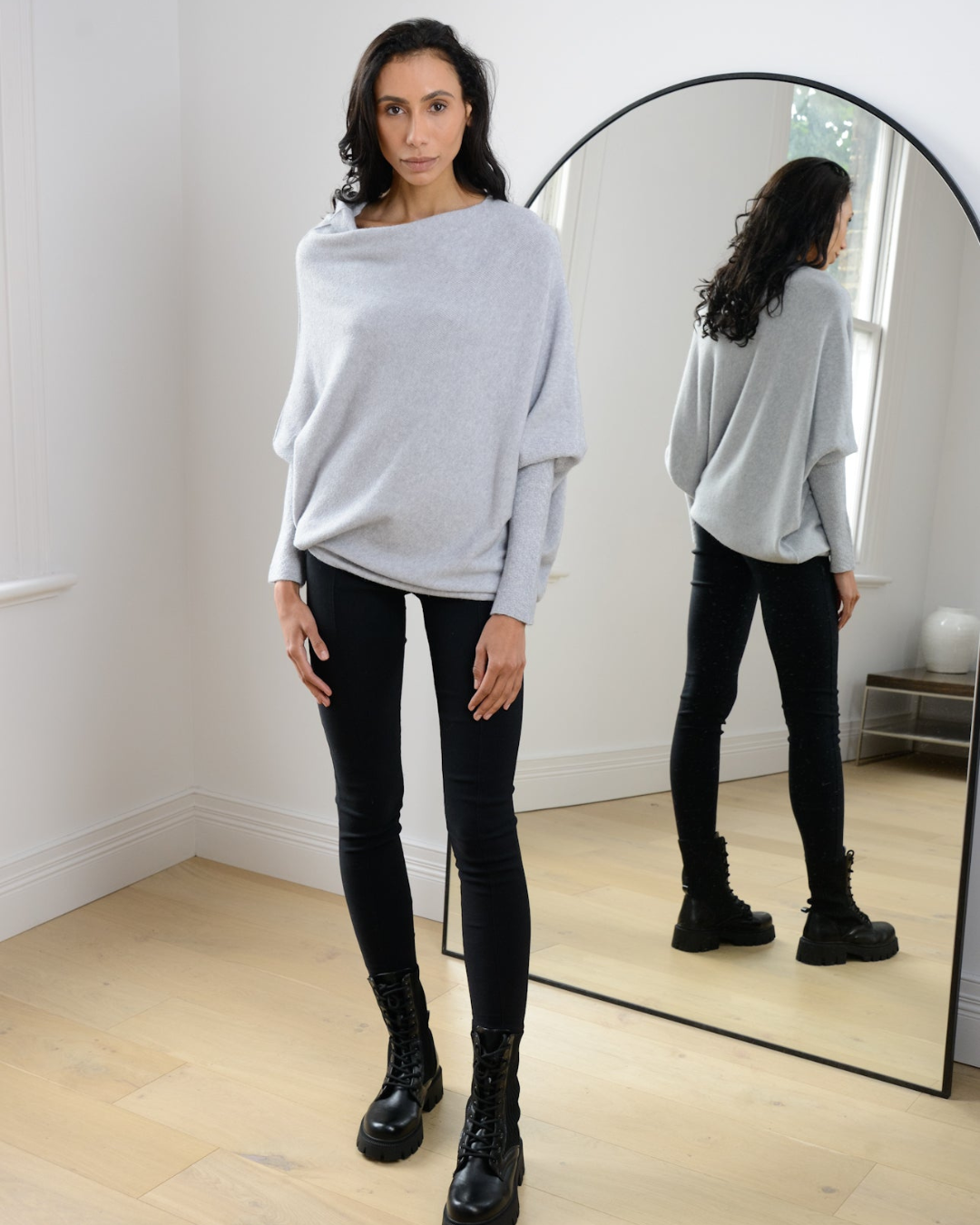 W&W Mode | Luxus Pullover Sweater Mit Offener Hals