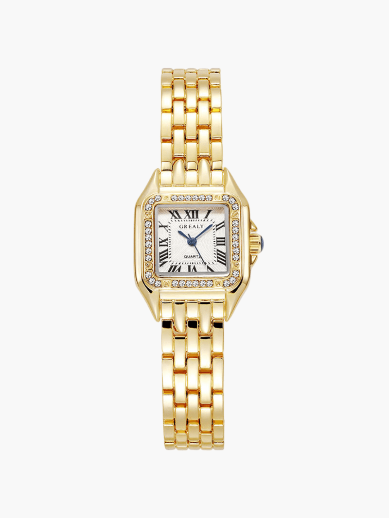 W&W Mode | Premium Quadrat Quarzuhr Mit Elegantem Design Für Frauen