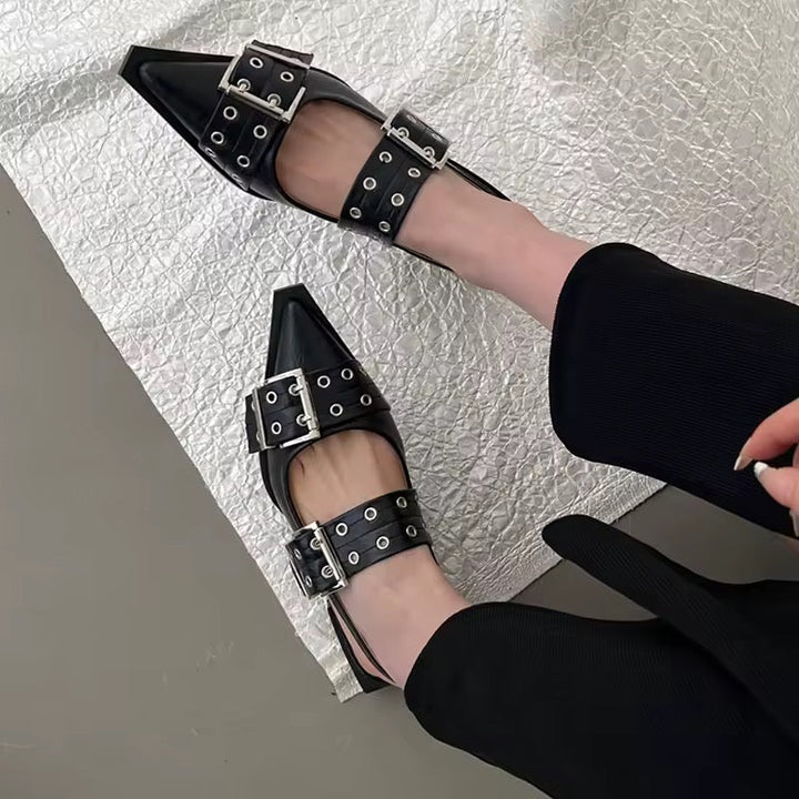 W&W Mode | Schicke Slingback Flache Schuhe